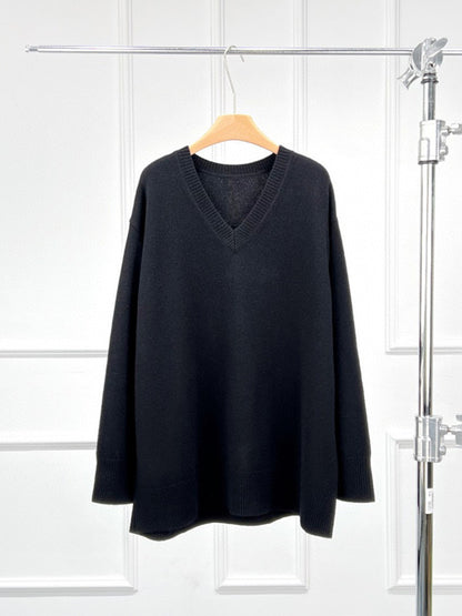 Amherst Oversized Merino V Neck