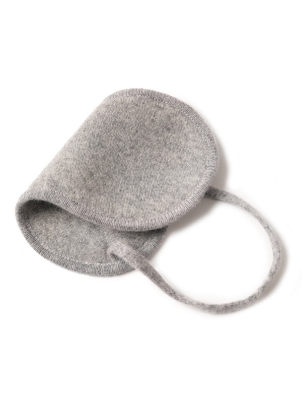 Plain Knit Cashmere Eyemask