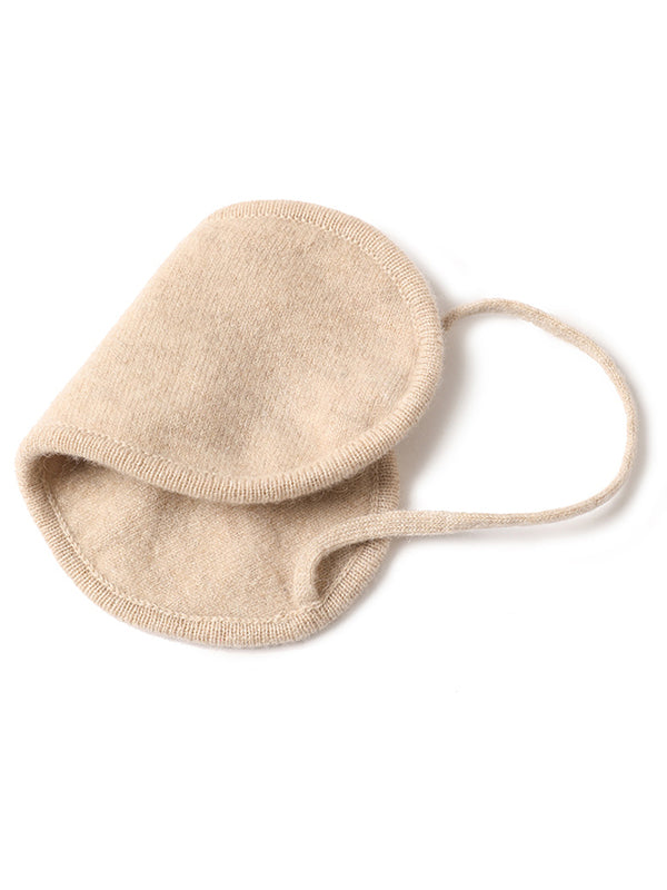 Plain Knit Cashmere Eyemask