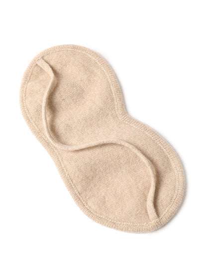 Plain Knit Cashmere Eyemask