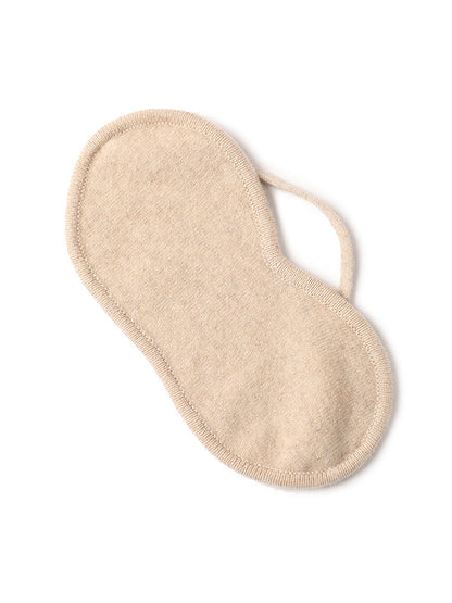 Plain Knit Cashmere Eyemask