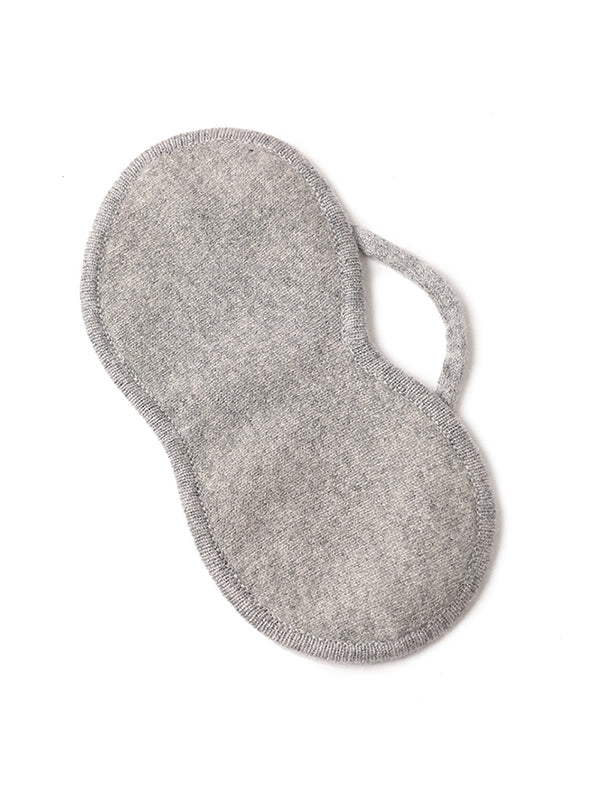 Plain Knit Cashmere Eyemask