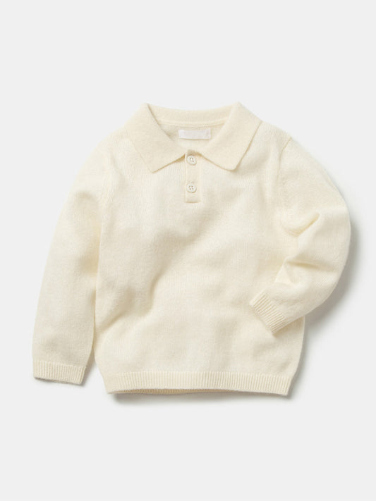 Baby Cashmere Polo Sweater