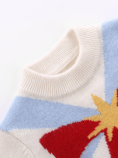 Cashmere Bowknot Kids Sweater