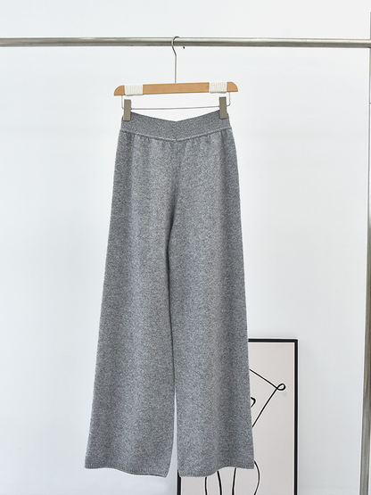 Cable Knit Cashmere Pants