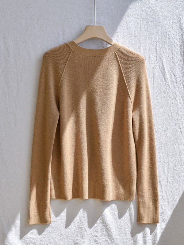 Signature Cashmere Cardigan V Neck