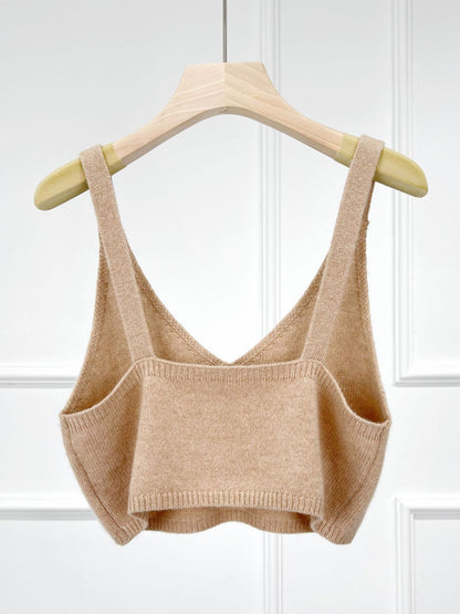 Jewel Cashmere Wool Tank Top