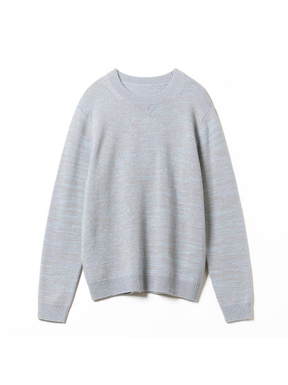 Man's Drop-Shoulder Cashmere Crewneck