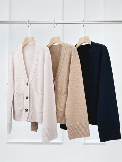 Jewel Cashmere Wool Cardigan