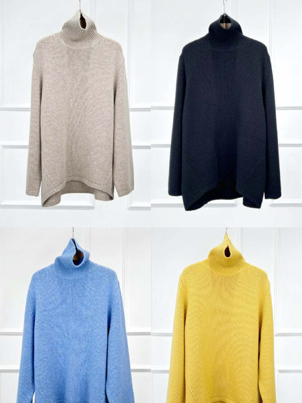 Oversized Cashmere Merino Turtleneck