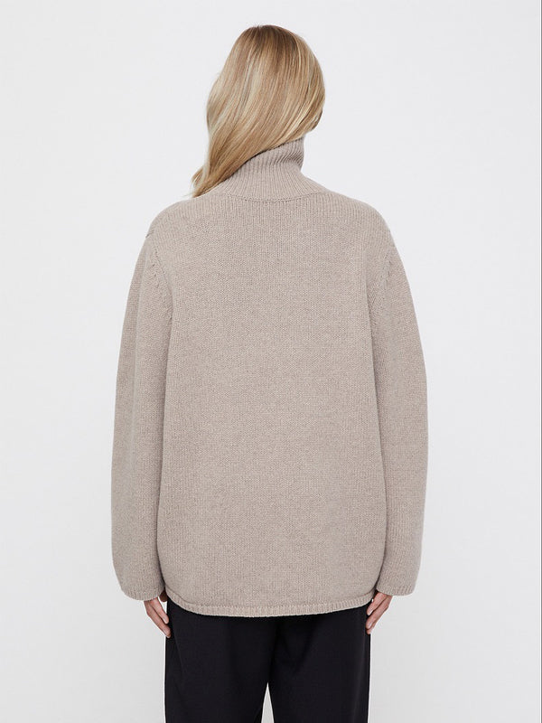 Oversized Cashmere Merino Turtleneck