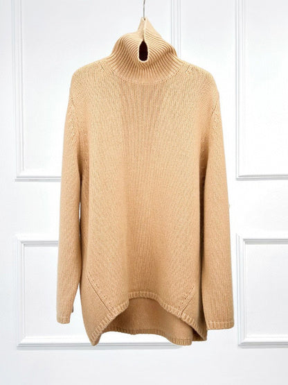 Oversized Cashmere Merino Turtleneck