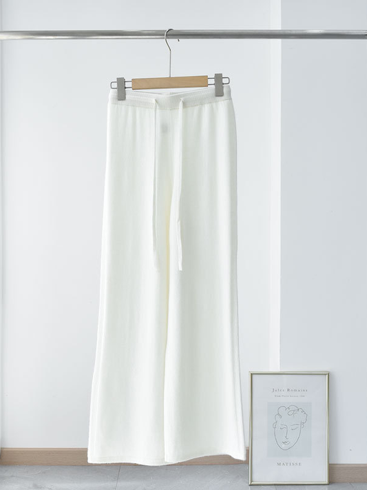 Cashmere Wide Leg Pants