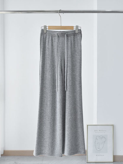 Cashmere Wide Leg Pants