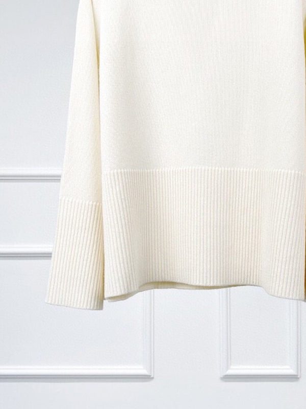 Aurora Merino Ribbed Knit Turtleneck