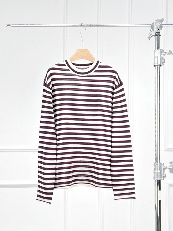 Judy Super Fine Merino Striped Sweater