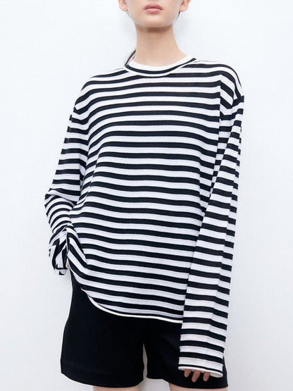 Judy Super Fine Merino Striped Sweater