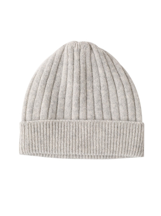 Ribbed Thick Cashmere Hat