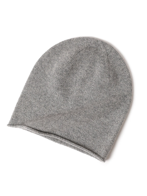 Edge Curl Cashmere Hat