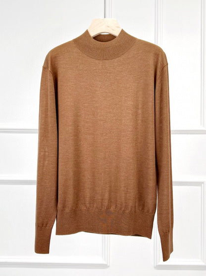 Half Turtleneck Super Fine Merino Sweater