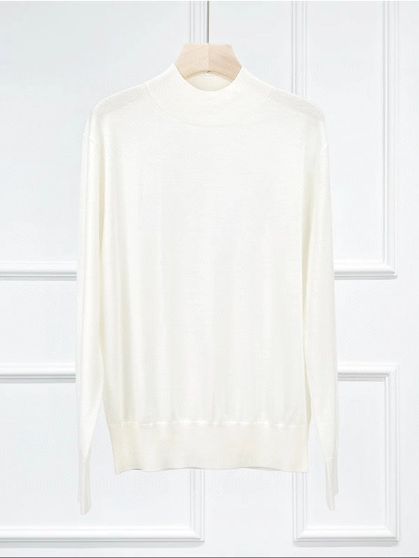 Half Turtleneck Super Fine Merino Sweater