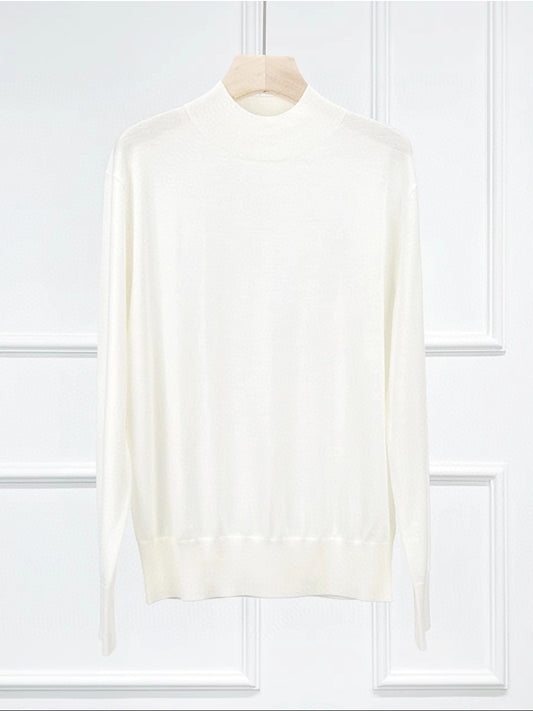 Half Turtleneck Super Fine Merino Sweater