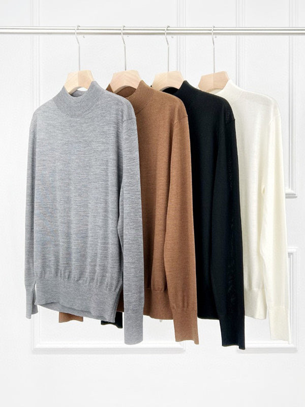 Half Turtleneck Super Fine Merino Sweater